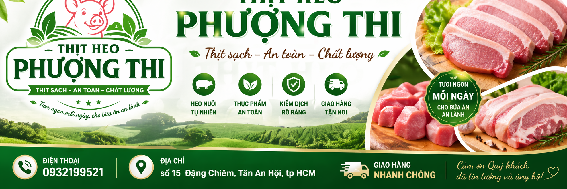 Thịt Heo Tươi Củ Chi – Thịt Heo Phượng Thi